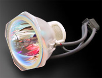High-intensity discharge lamp for data projectors (NSH lamp)