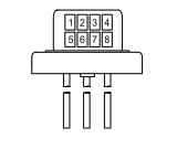 For larger CAN packaged which diameter is 5.6mm or lager,<br>7~8 letters combination of numerical and alphabetical are laser marked on cap.