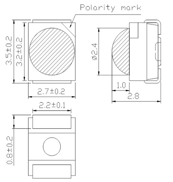外形寸法図(27 Lens)