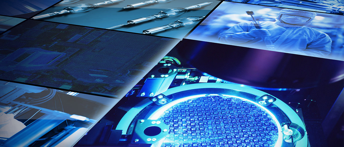 Tecnologies of optical mirofabrication.
					Interference exposure technology, are the underlying tecnologies of Ushio's optical microfabrication.