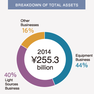 BREAKDOWN OF TOTAL ASSETS