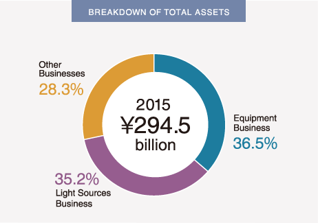 BREAKDOWN OF TOTAL ASSETS