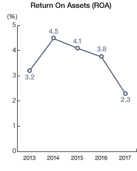 Graph: Return On Asset (ROA)