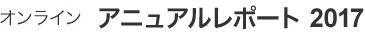 オンラインアニュアルレポート2017
