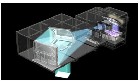 大型ランプハウス（ウシオ電機製）のイメージ図